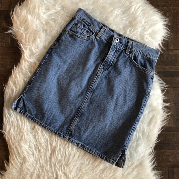 Lucky Brand Dresses & Skirts - Lucky Brand Sz 2 / 26 Blue Jean Denim Skirt